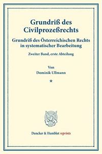 Grundriss Des Civilprozessrechts