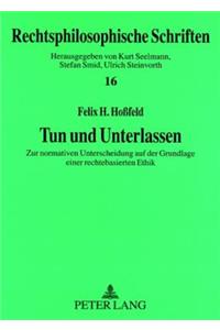Tun Und Unterlassen