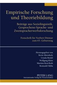 Empirische Forschung Und Theoriebildung