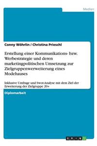Erstellung einer Kommunikations- bzw. Werbestrategie und deren marketingpolitischen Umsetzung zur Zielgruppenwerweiterung eines Modehauses