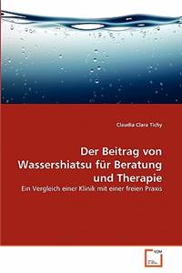 Beitrag von Wassershiatsu für Beratung und Therapie