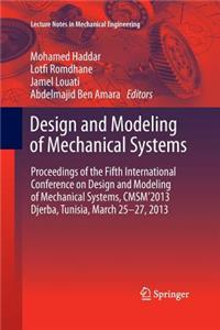 Design and Modeling of Mechanical Systems