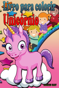 Livro para colorir Unicórnio