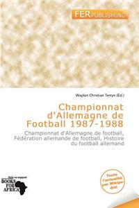Championnat D'Allemagne de Football 1987-1988