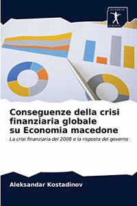 Conseguenze della crisi finanziaria globale su Economia macedone