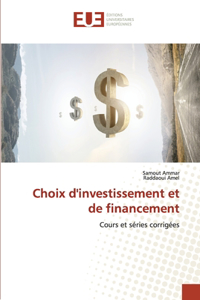 Choix d'investissement et de financement