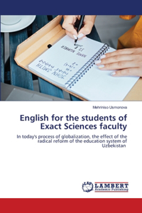 English for the students of Exact Sciences faculty