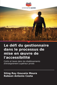 défi du gestionnaire dans le processus de mise en oeuvre de l'accessibilité