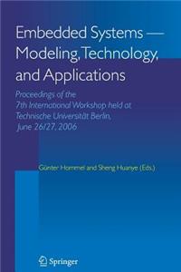 Embedded Systems -- Modeling, Technology, and Applications