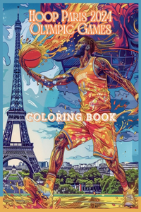 Hoop Paris 2024 Olympic Games coloring Book