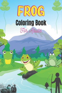 FROG Coloring Book For Adults