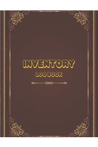 Inventory Log Book: Simple Inventory Log Book for Business or Personal, Stock Record Book Organizer Logbook. 120 pages.