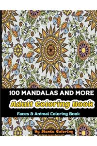 100 Mandalas And More Adut Coloring Book