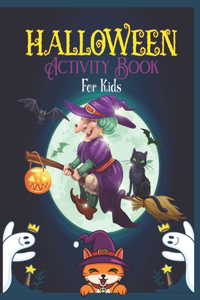 Halloween Activity Book for Kids