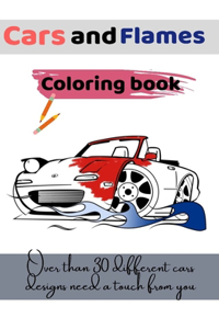 Cars and Flames coloring book