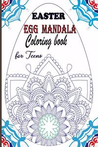 Easter Egg Mandala Coloring book for Teens