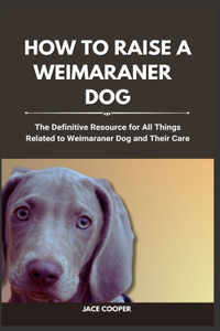 How to Raise a Weimaraner Dog