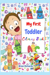 My First Toddler Coloring Book