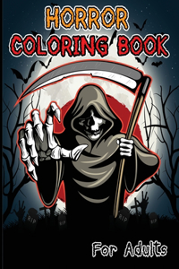 Horror Coloring Book for Adults