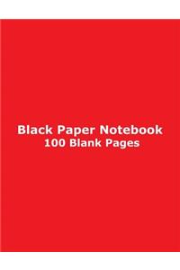 Black Paper Notebook - 100 Blank Pages