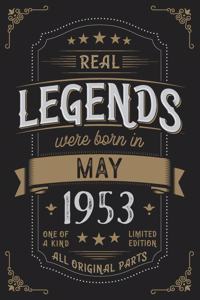 Real Legendes were born in May 1953