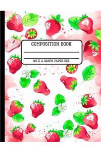 Composition Book Graph Paper 5x5