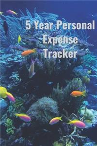 5 Year Personal Expense Tracker