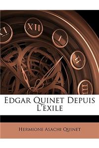 Edgar Quinet Depuis l'Exile