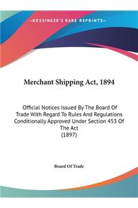 Merchant Shipping ACT, 1894