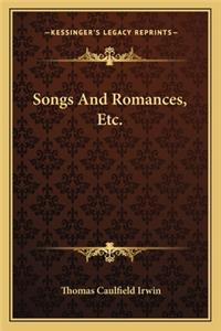 Songs And Romances, Etc.