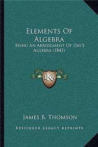 Elements of Algebra
