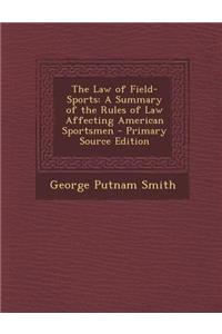 Law of Field-Sports