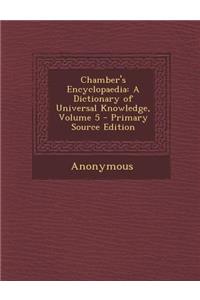 Chamber's Encyclopaedia