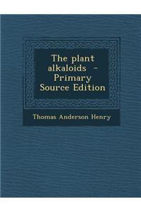 The Plant Alkaloids