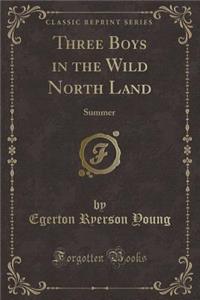 Three Boys in the Wild North Land: Summer (Classic Reprint)