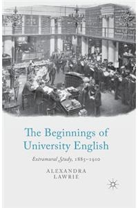 Beginnings of University English