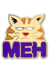 Enamel Pin Meh Cat