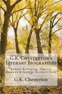 G.K. Chesterton's Literary Biographies