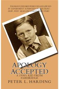 Apology Accepted
