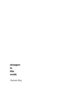 Strangers to This World.