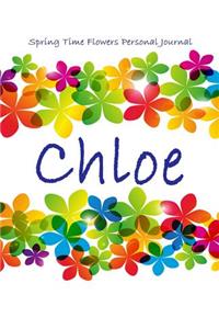 Spring Time Flowers Personal Journal - Chloe