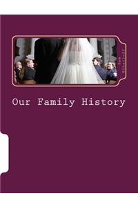 Our Family History: Suggestions for Creating... Our Family History