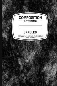 Unruled Composition Notebook