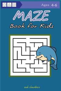 MAZE Book for Kids Ages 4-6