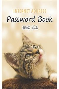 Internet Address Password Book With Tabs