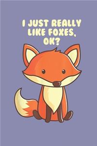 I Just Really Like Foxes OK Tee