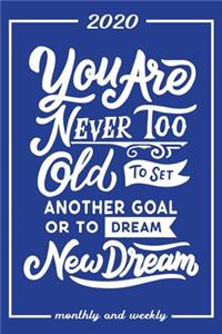 Set My 2020 Goals - Weekly and Monthly Planner
