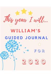 This Year I Will William's 2020 Guided Journal