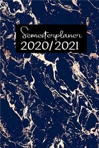 Semesterplaner 2020 2021: Planer für Studenten für 2020 und 2021 Band 1 mit Register für Adressen