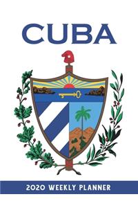 2020 Cuba Weekly Planner dated with to do notes